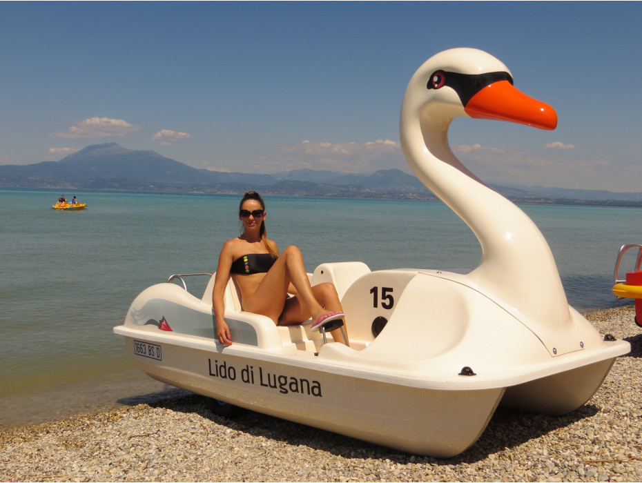 Pédalo cygne