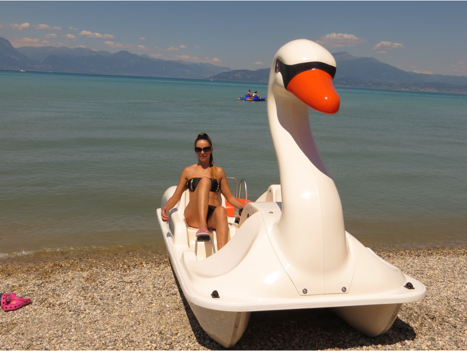 Pédalo cygne