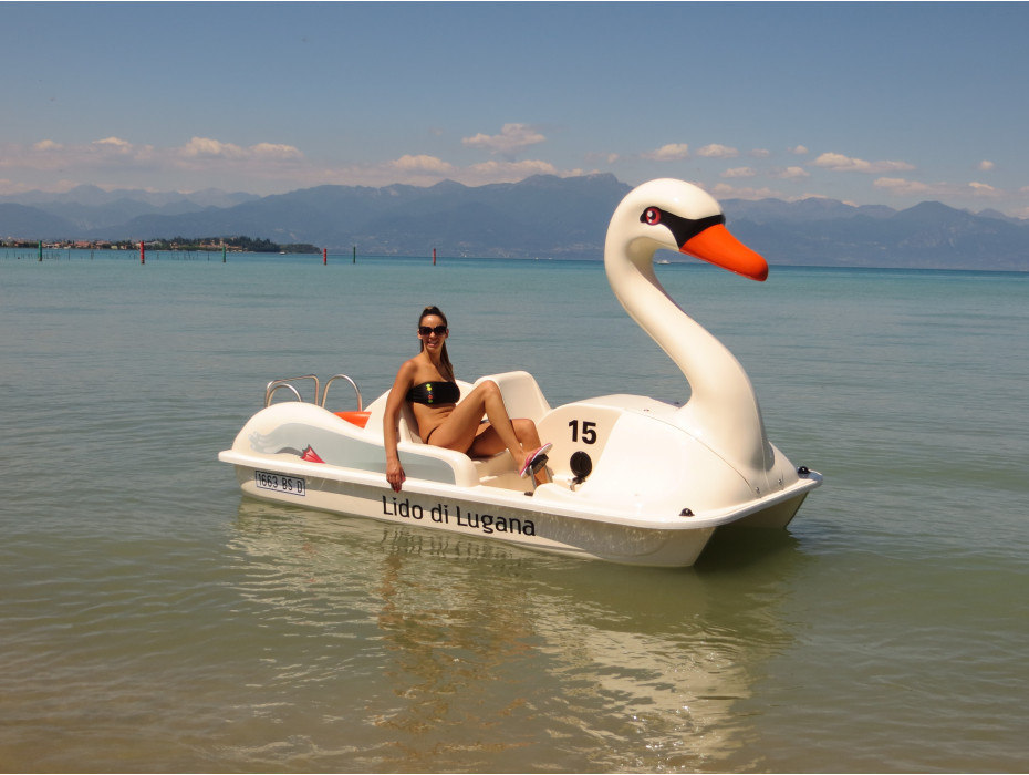 Pédalo cygne