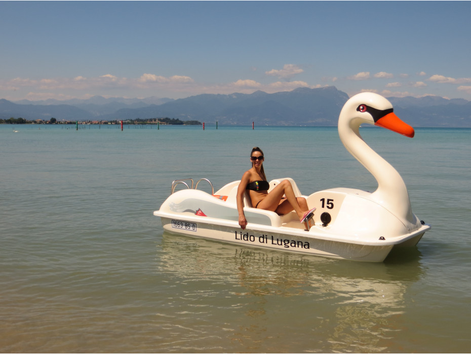 Pédalo cygne