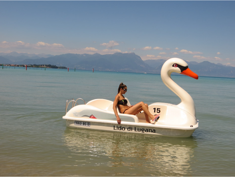 Pédalo cygne