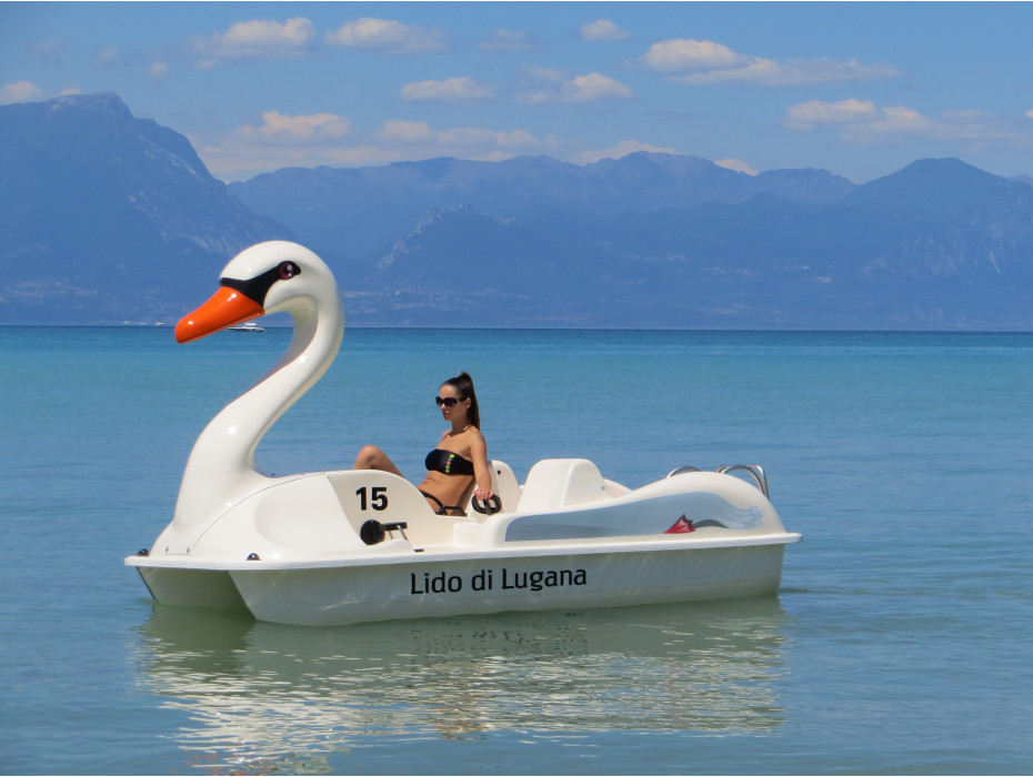 Pédalo cygne