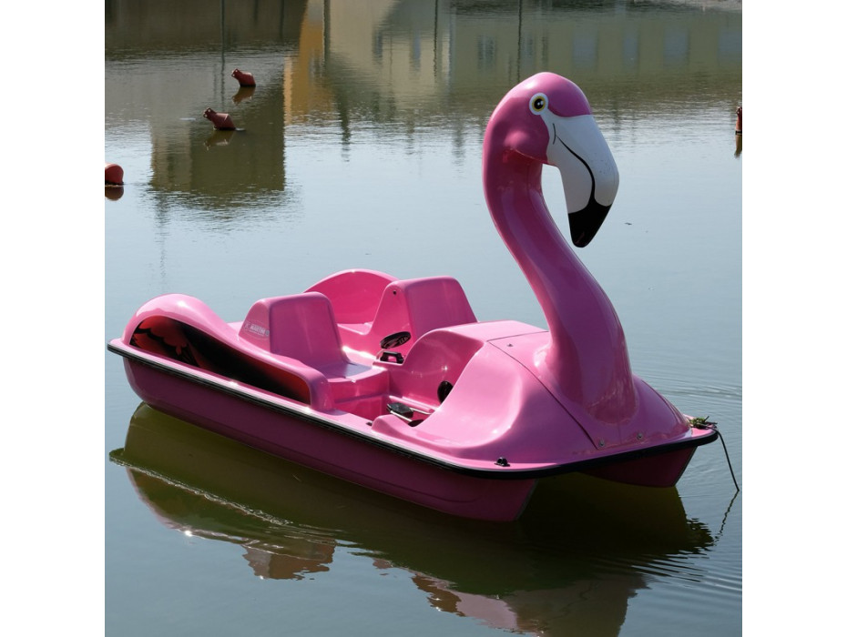 Pédalo Flamant Rose