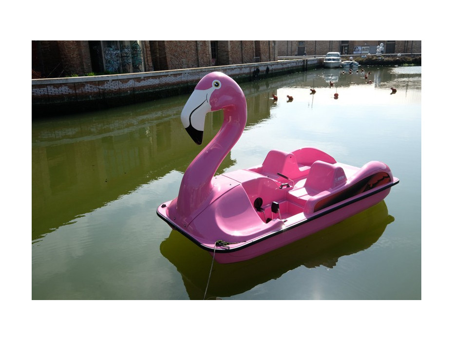 Pédalo Flamant Rose