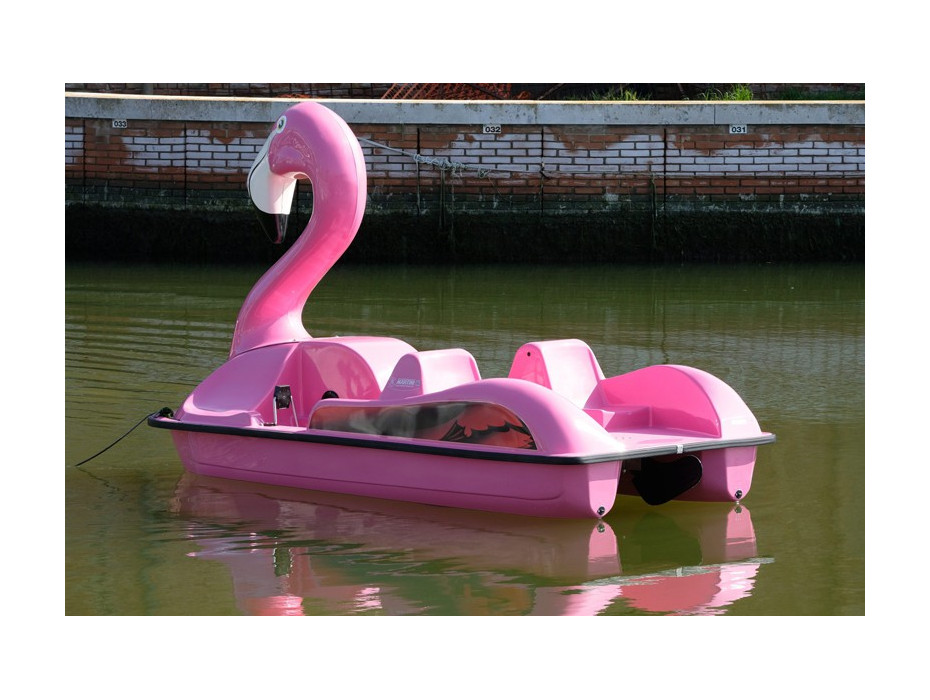 Pédalo Flamant Rose