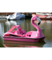 Pédalo Flamant Rose