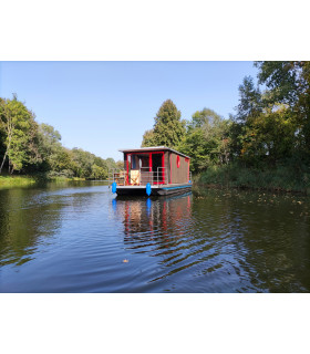 HOUSE BOAT ECO-WOOD 18 M2 / 2 PERS.