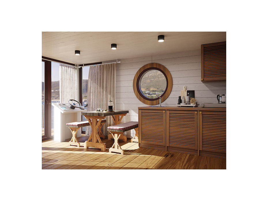 HOUSE BOAT ECO-WOOD 18 M2 / 2 PERS.