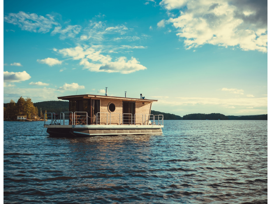 HOUSE BOAT ECO-WOOD 23 M2 / 4 PERS.