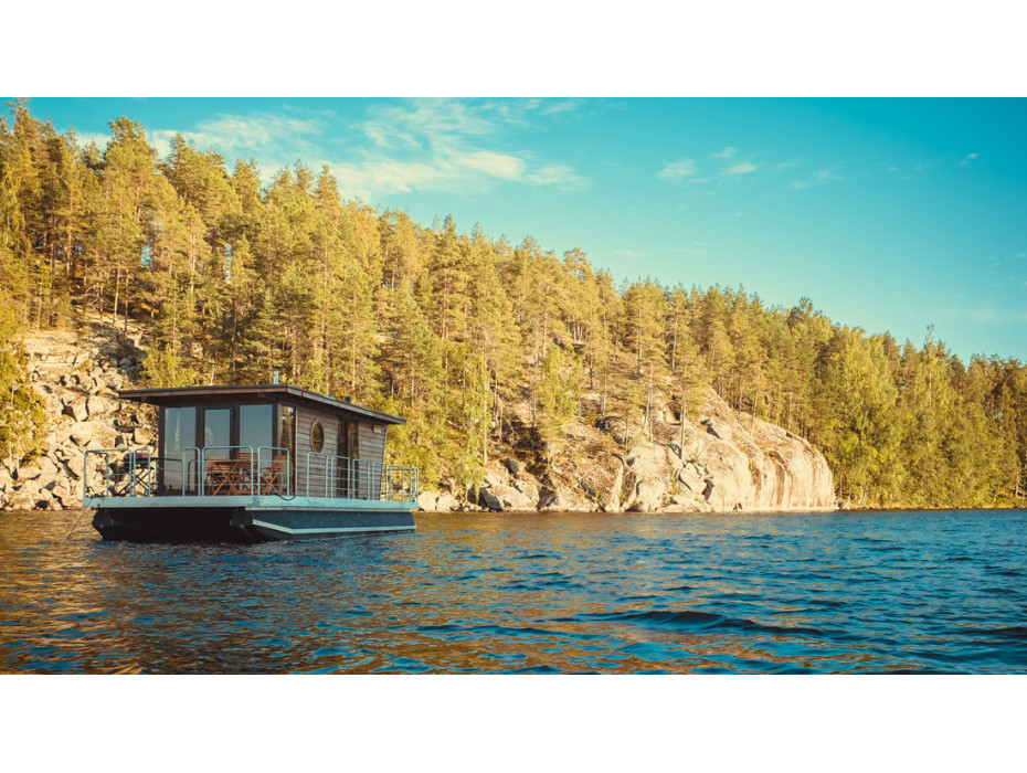 HOUSE BOAT ECO-WOOD 23 M2 / 4 PERS.