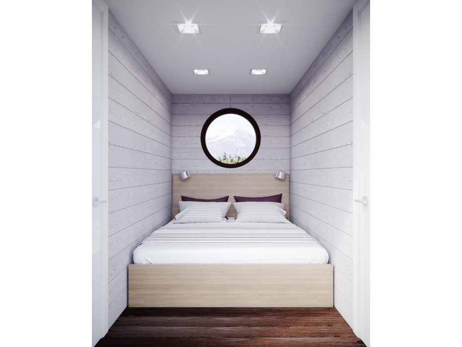 HOUSE BOAT ECO-WOOD 23 M2 / 4 PERS.