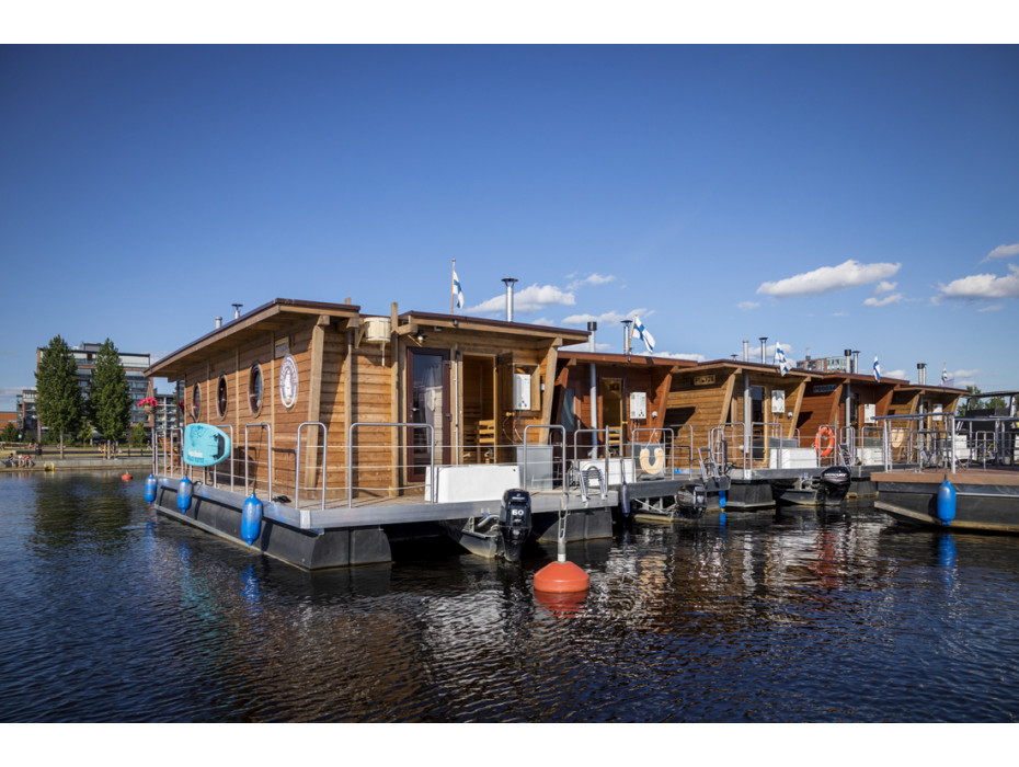 HOUSE BOAT ECO-WOOD 36 M2 / 6 PERS.