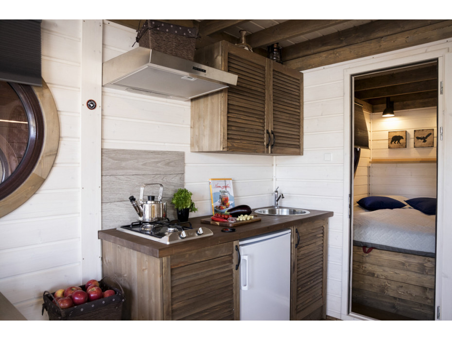 HOUSE BOAT ECO-WOOD 36 M2 / 6 PERS.