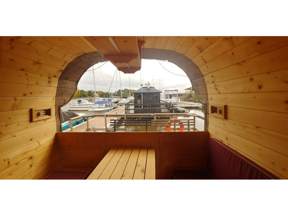 SAUNA BOAT ECO-WOOD 15 M2 / 6 PERS.