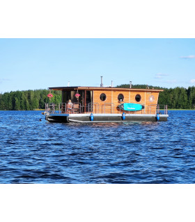 HOUSE BOAT ECO-WOOD 36 M2 / 6 PERS.