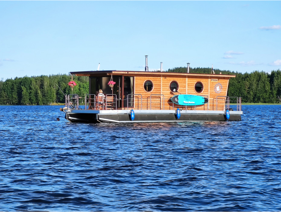 HOUSE BOAT ECO-WOOD 36 M2 / 6 PERS.